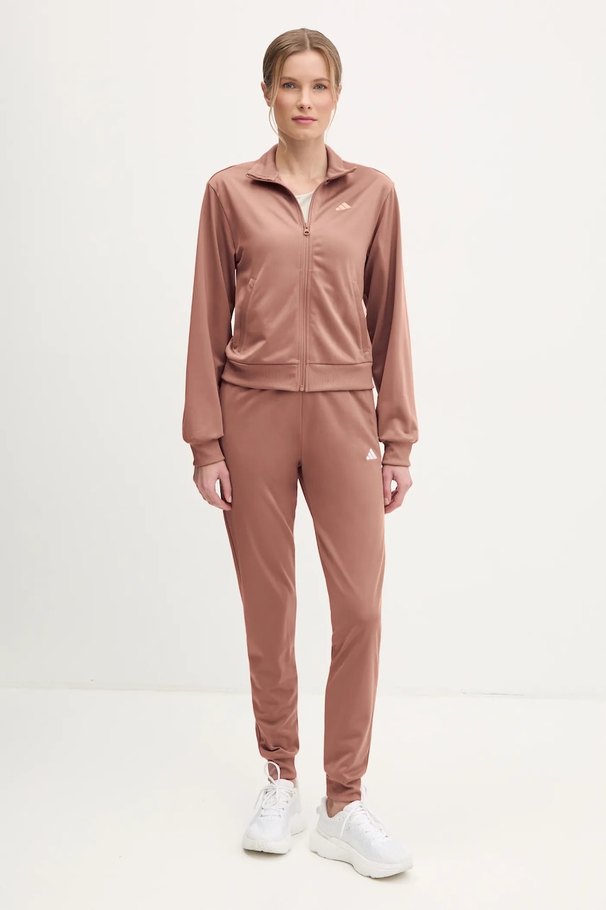 adidas trening Feelcozy femei, culoarea roz, JD4478