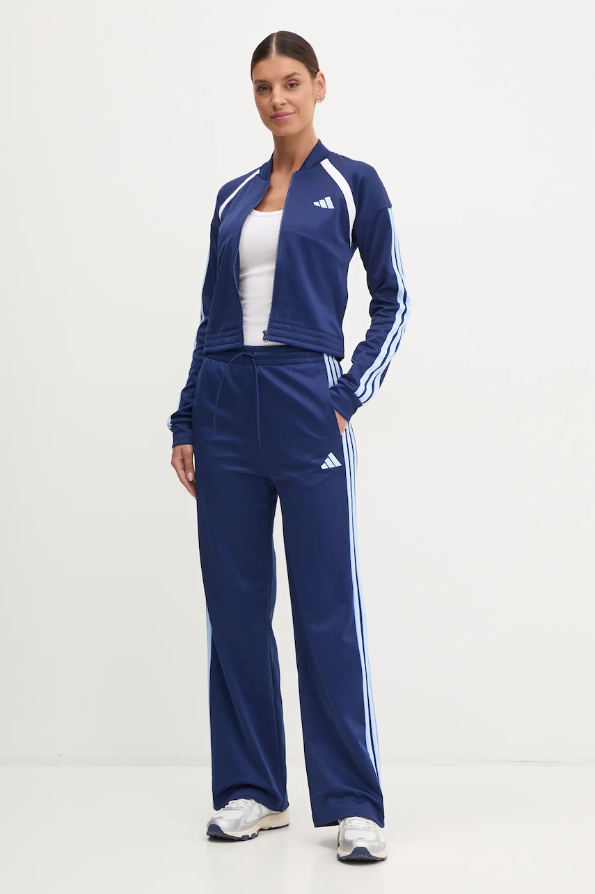 adidas trening TEAMSPORT femei, culoarea albastru marin, JD2673 adidas trening TEAMSPORT femei, culoarea albastru marin, JD2673