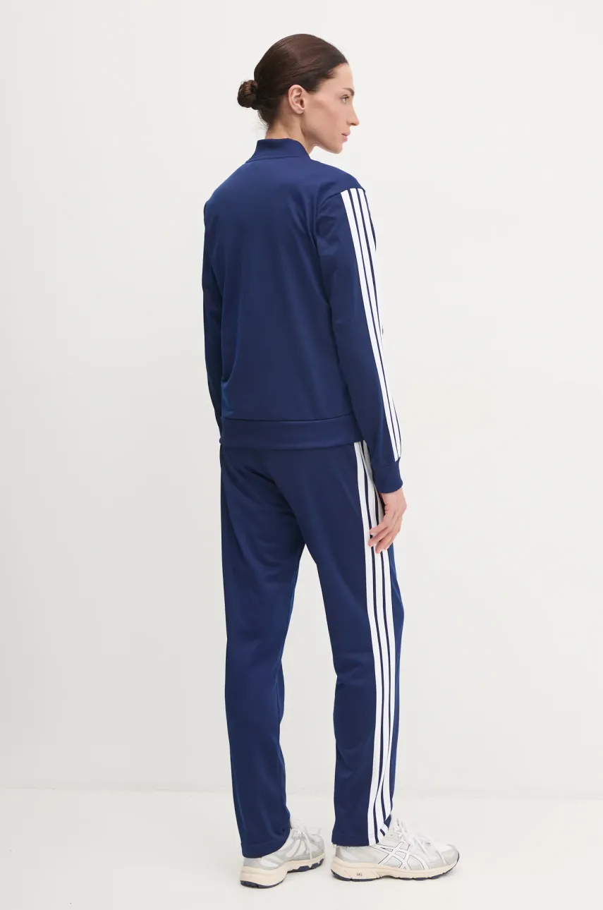 Спортивный костюм adidas 3-Stripes женский цвет синий JD5435 Спортивный костюм adidas 3-Stripes женский цвет синий JD5435