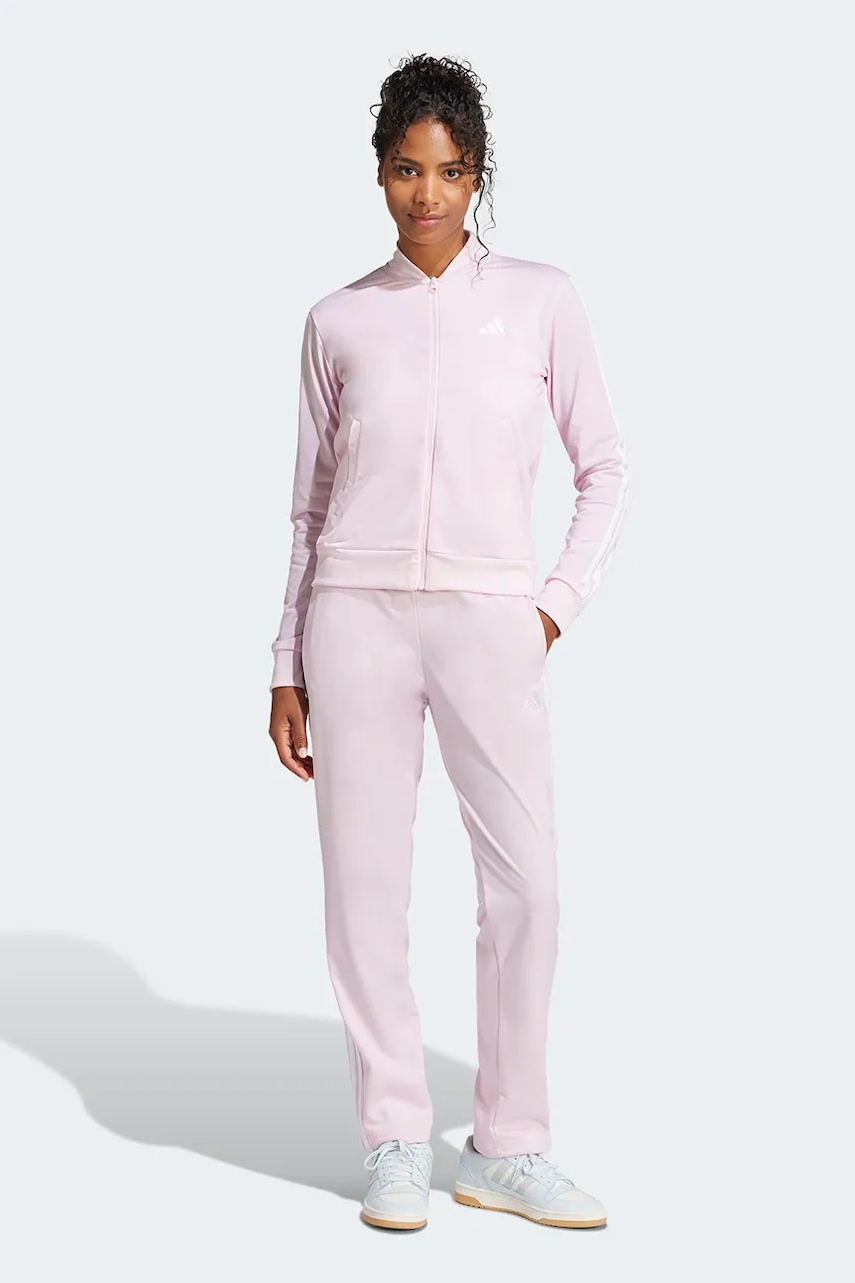 adidas trening 3-Stripes femei, culoarea roz, JD5437