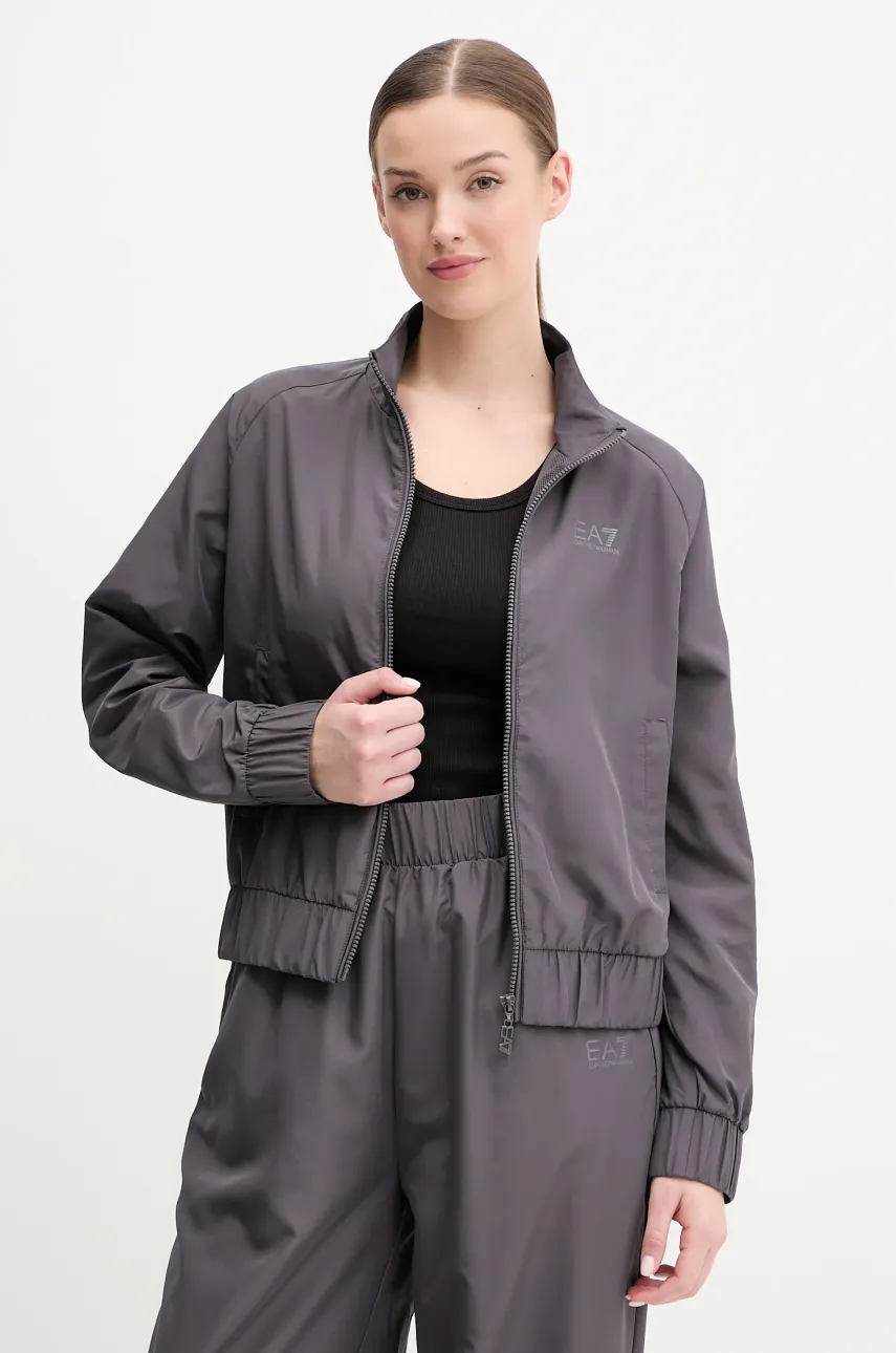 Спортивный костюм EA7 Emporio Armani женский цвет серый AF12948.7W000118 Спортивный костюм EA7 Emporio Armani женский цвет серый AF12948.7W000118