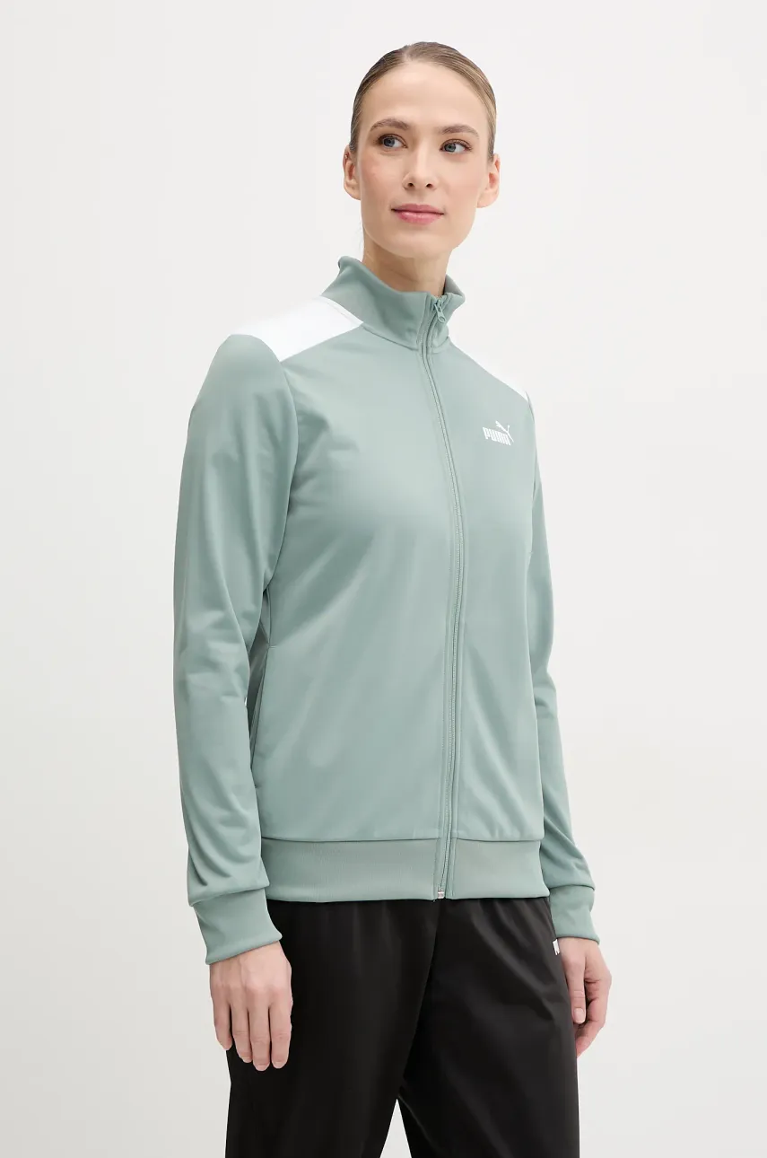 Спортивный костюм Puma женский цвет зелёный 685075 Спортивный костюм Puma женский цвет зелёный 685075