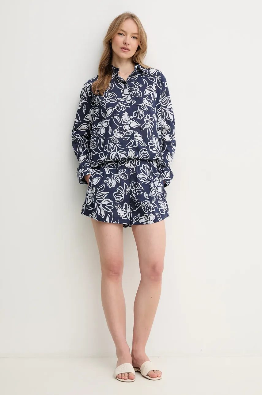 Хлопковый комплект Lauren Ralph Lauren женский цвет синий 20527279 Хлопковый комплект Lauren Ralph Lauren женский цвет синий 20527279