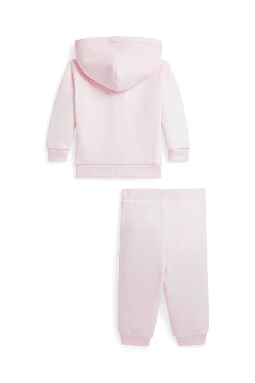 Спортивный костюм для младенцев Polo Ralph Lauren цвет розовый 310879018003 Спортивный костюм для младенцев Polo Ralph Lauren цвет розовый 310879018003