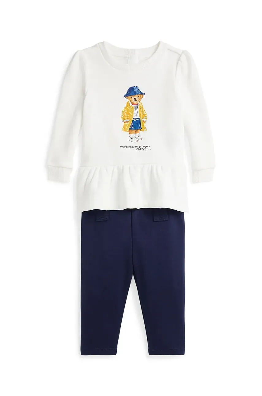 Levně Kojenecká sada Polo Ralph Lauren bílá barva, 310958245001
