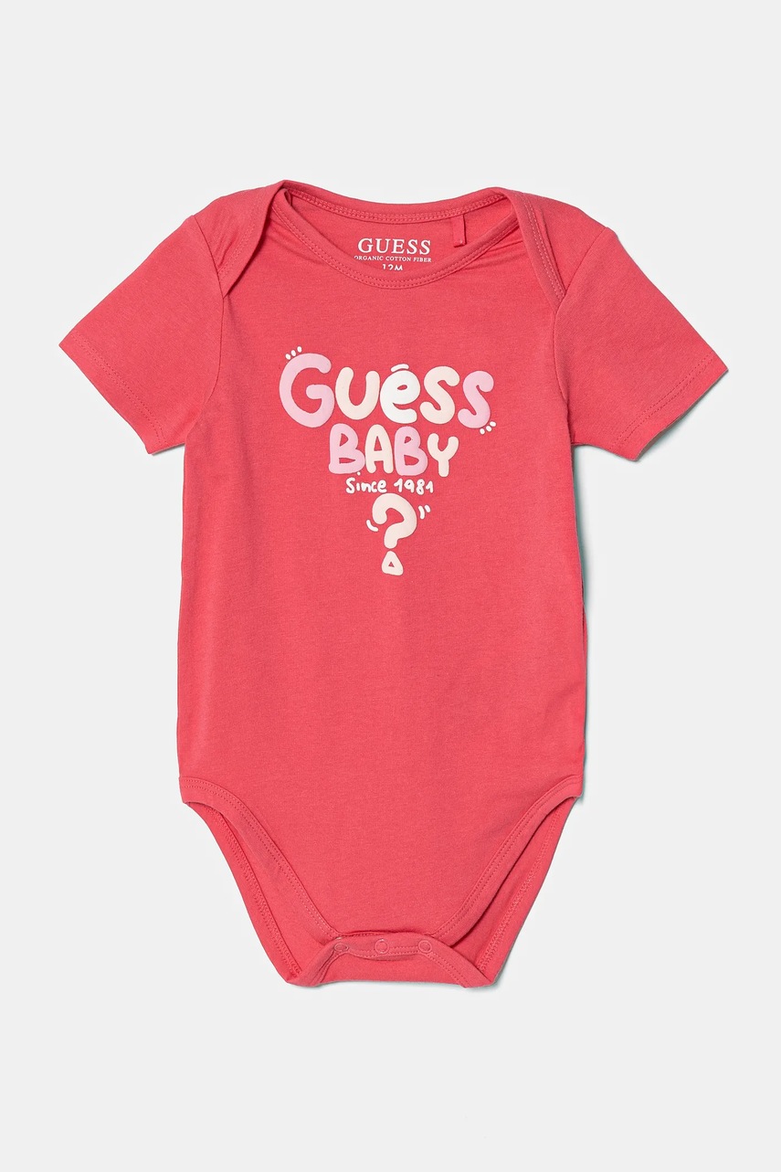 Комплект для немовлят Guess колір рожевий H3YW02 J1314