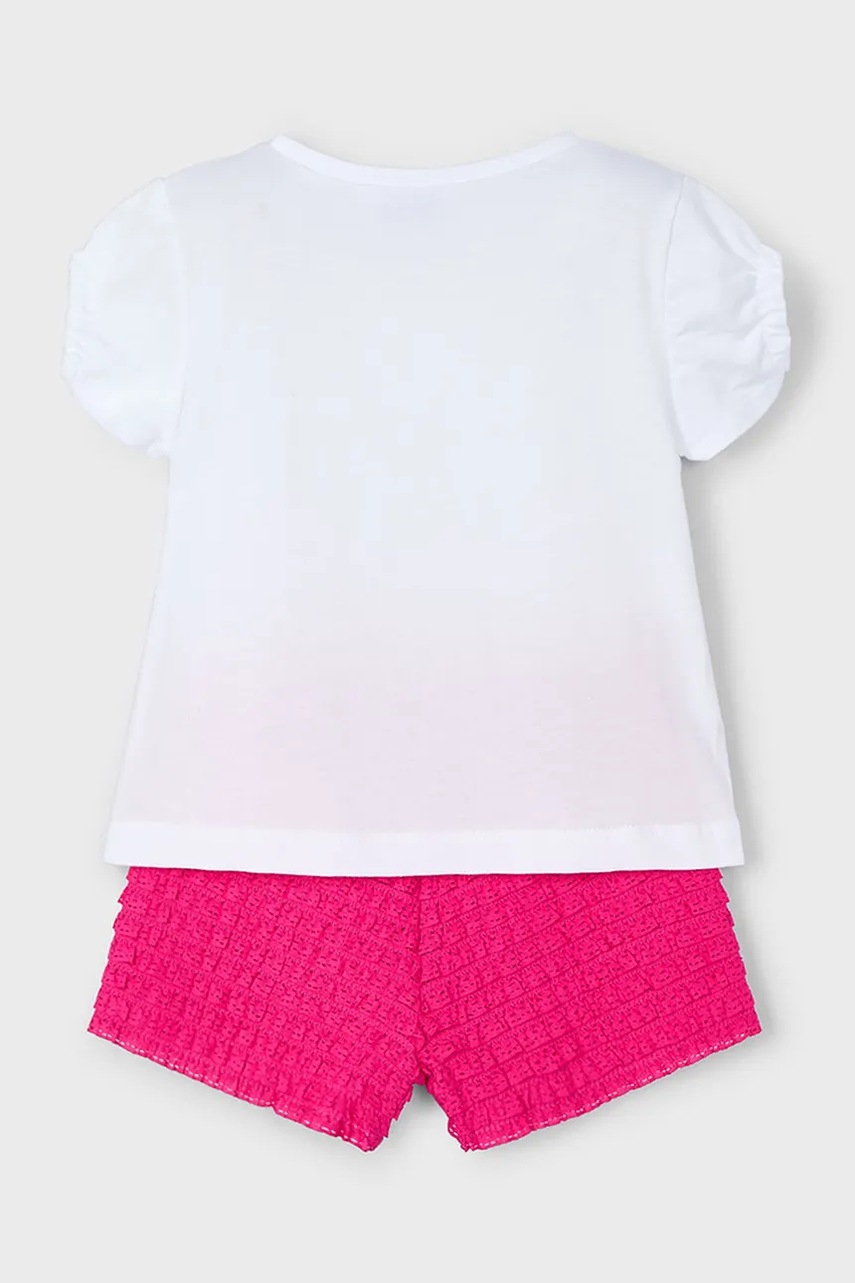 Детский комплект из хлопка Mayoral цвет розовый 3211