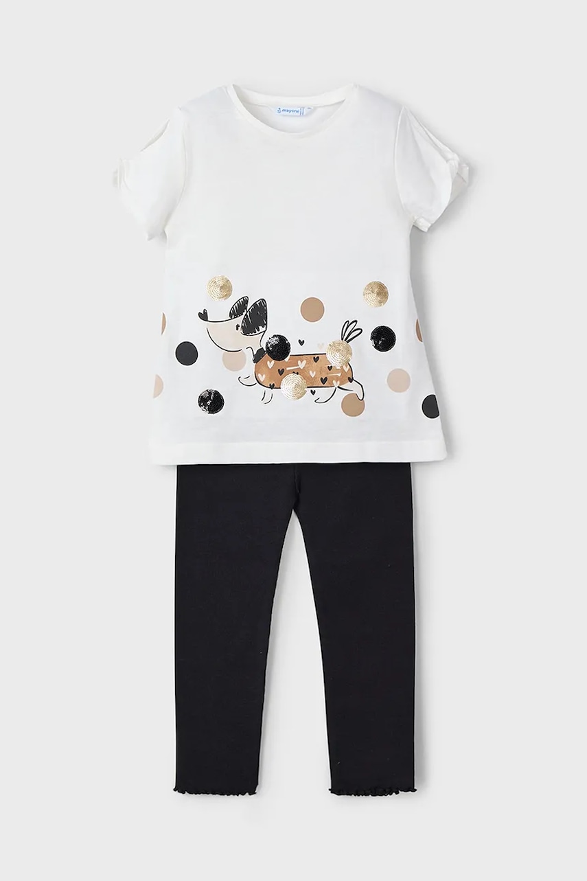 Детский комплект из хлопка Mayoral цвет чёрный 3706 в Запорожье Детский комплект из хлопка Mayoral цвет чёрный 3706 в Запорожье