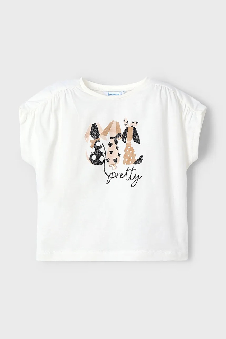 Детский комплект из хлопка Mayoral цвет коричневый 3707