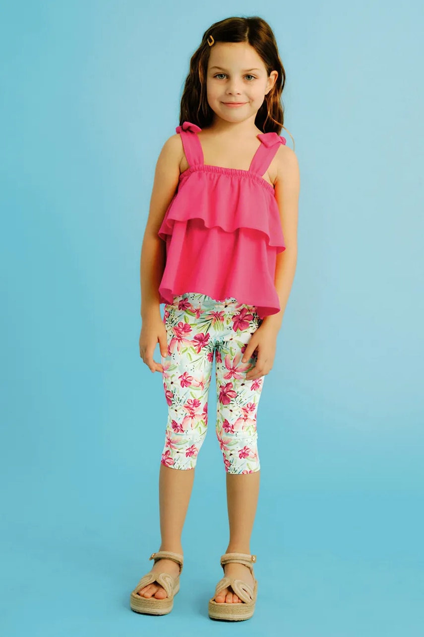 Mayoral set de bumbac pentru copii culoarea roz, 3710