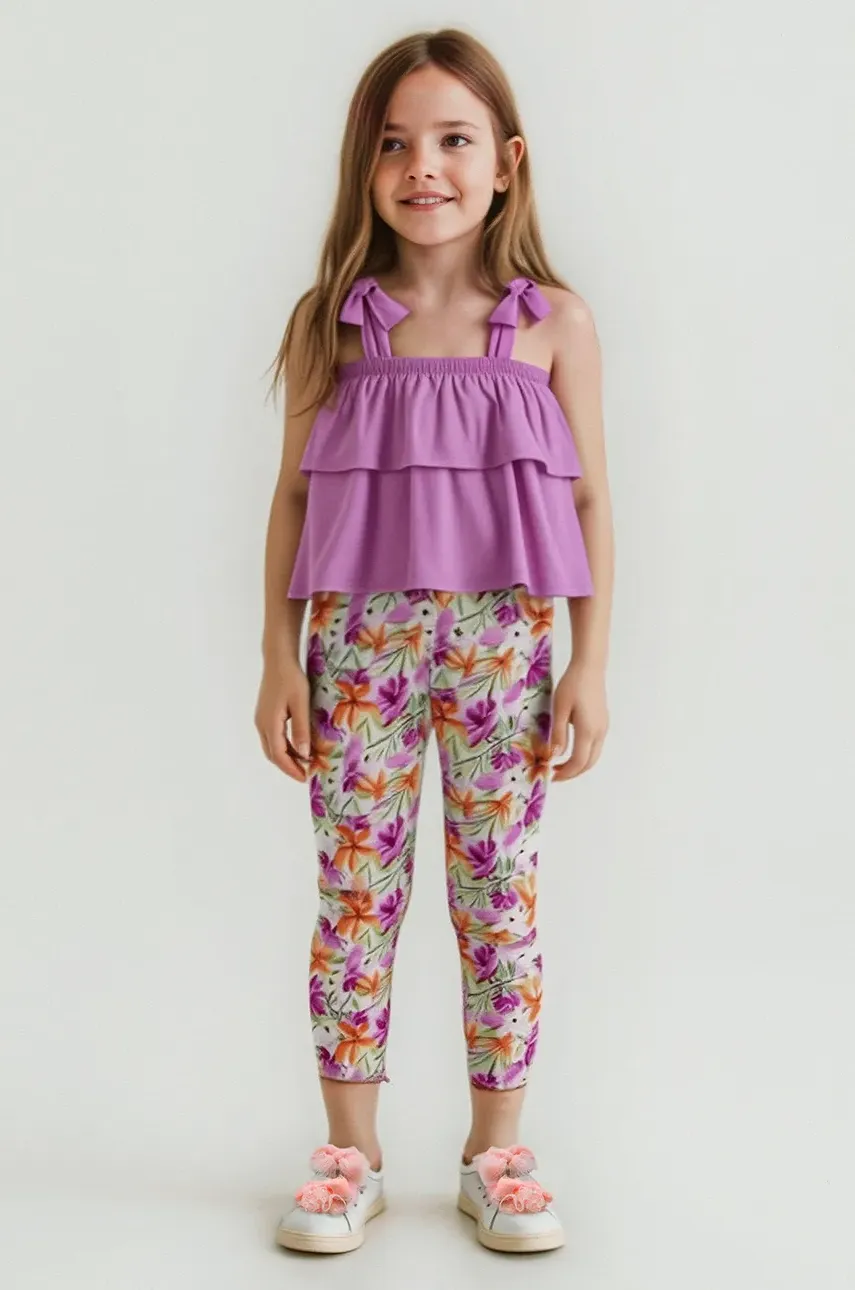 Mayoral set de bumbac pentru copii culoarea roz, 3710
