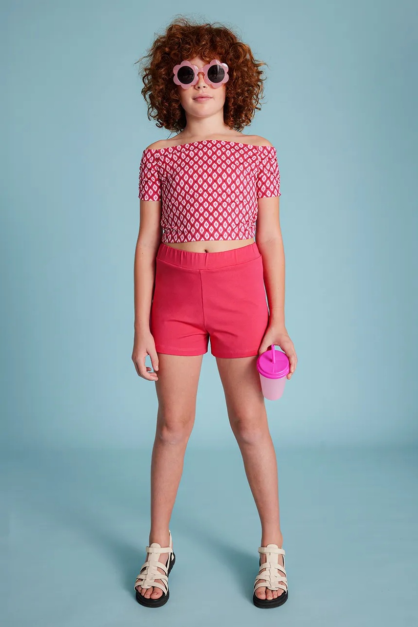 Mayoral set de bumbac pentru copii culoarea roz, 6293