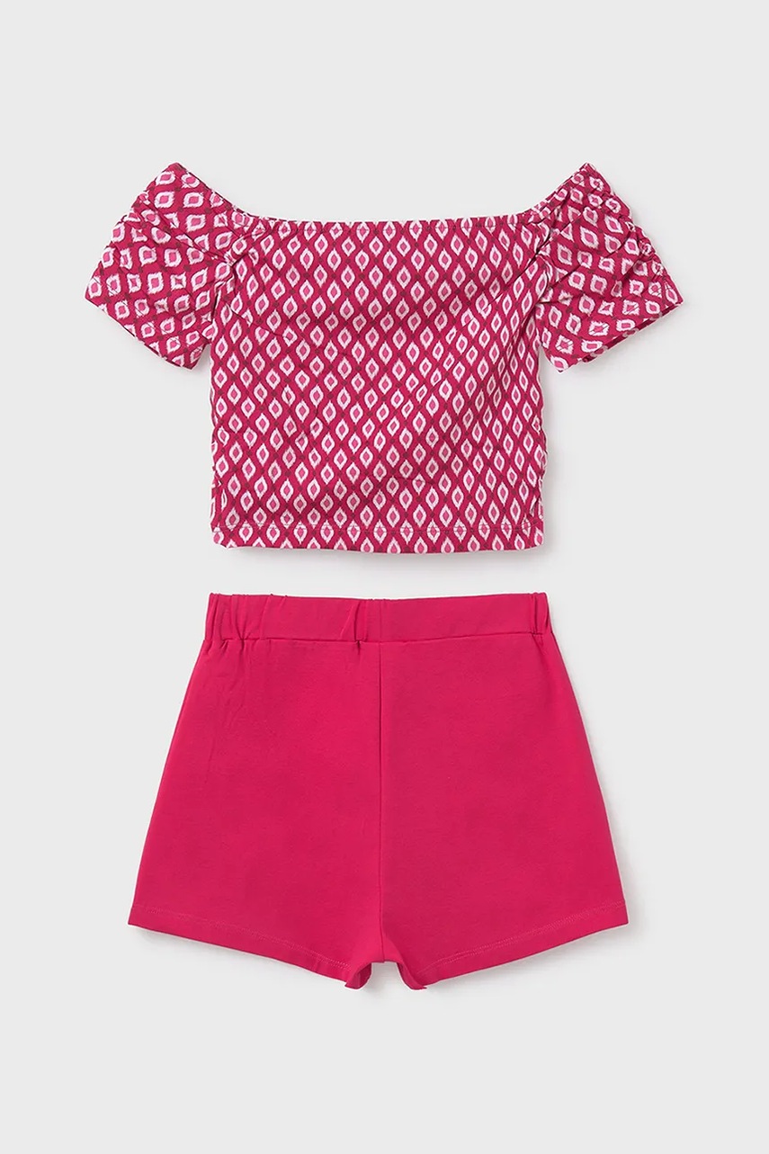 Детский комплект из хлопка Mayoral цвет розовый 6293