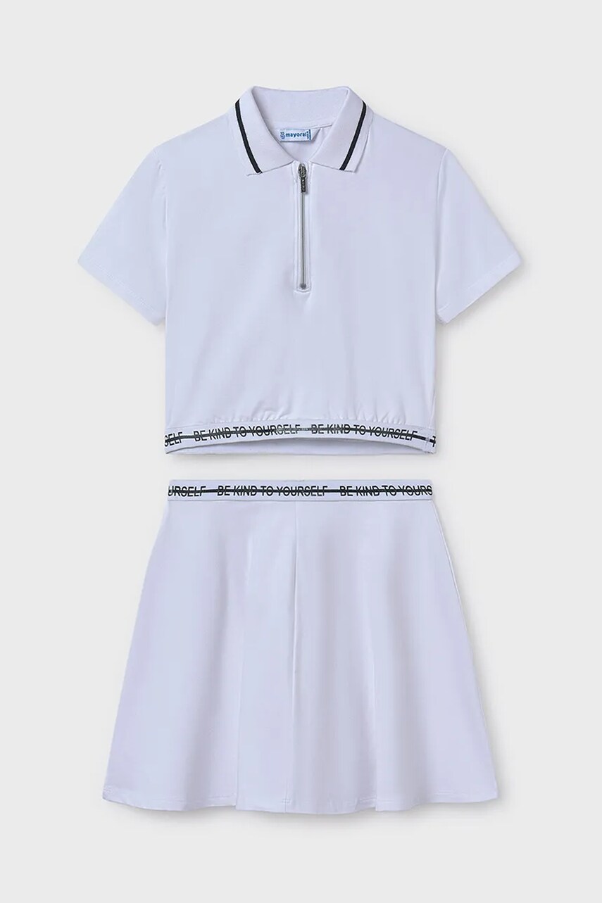 Mayoral compleu copii culoarea alb, 6988 Mayoral compleu copii culoarea alb, 6988