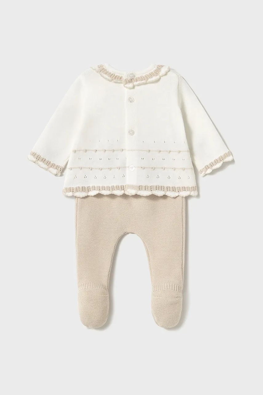 Комплект для немовлят Mayoral Newborn колір бежевий 1587