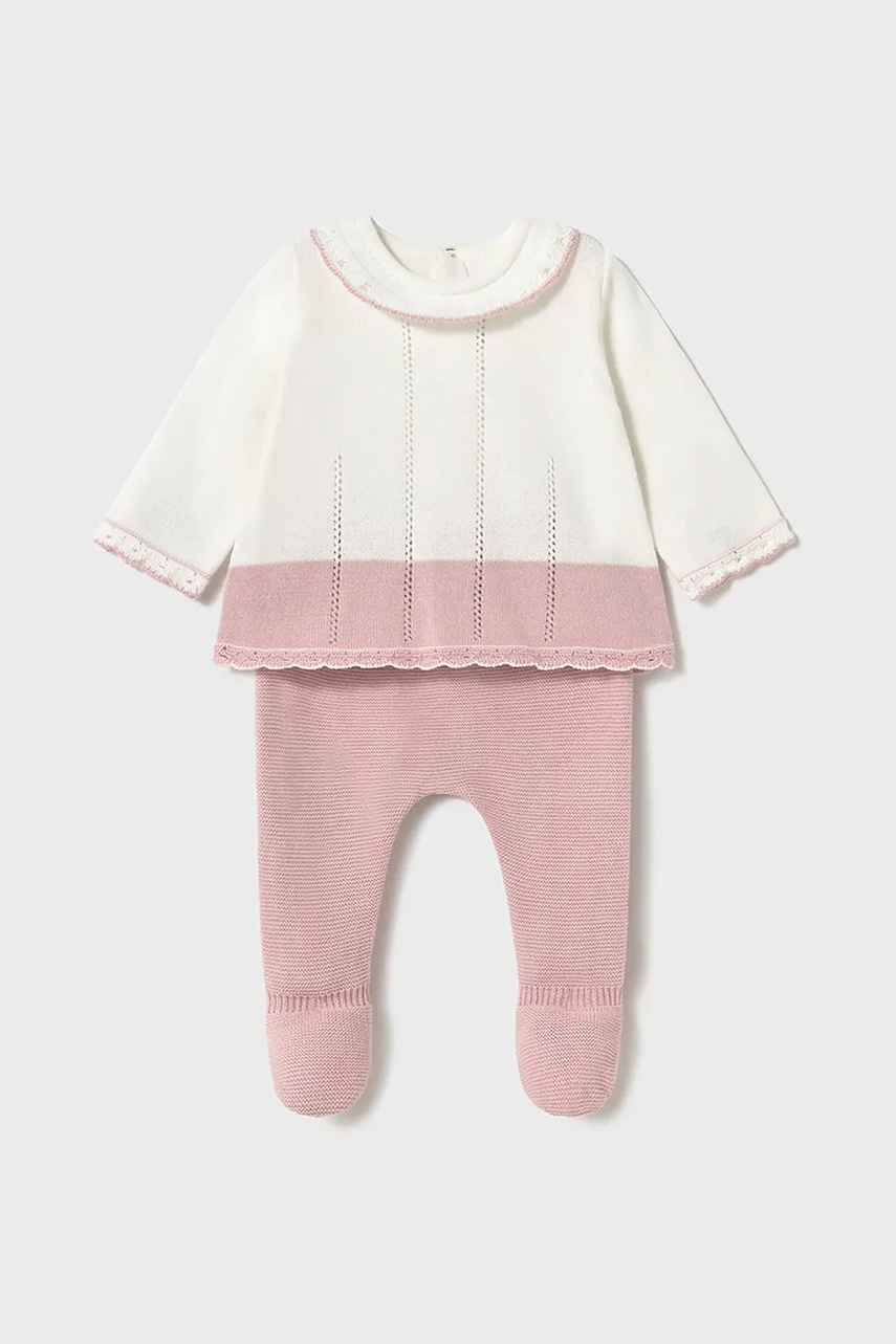 Комплект для младенцев Mayoral Newborn цвет розовый 1587 Комплект для младенцев Mayoral Newborn цвет розовый 1587