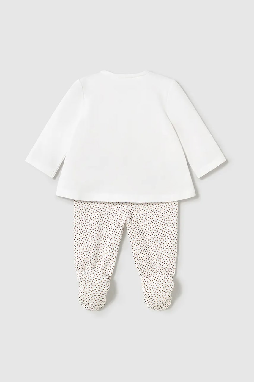 Комплект для младенцев Mayoral Newborn цвет бежевый 1588 Комплект для младенцев Mayoral Newborn цвет бежевый 1588