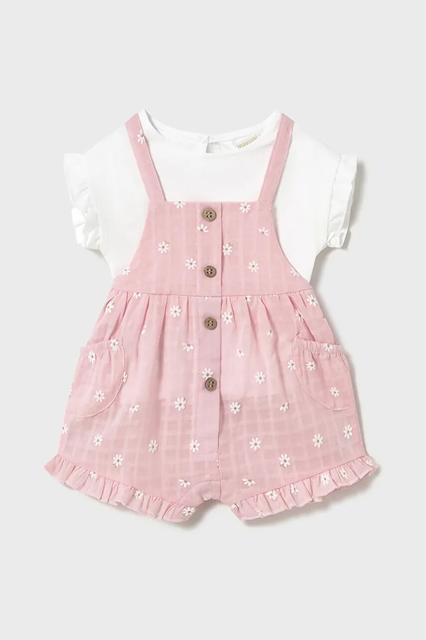 Mayoral Newborn compleu bebe culoarea roz, 1662