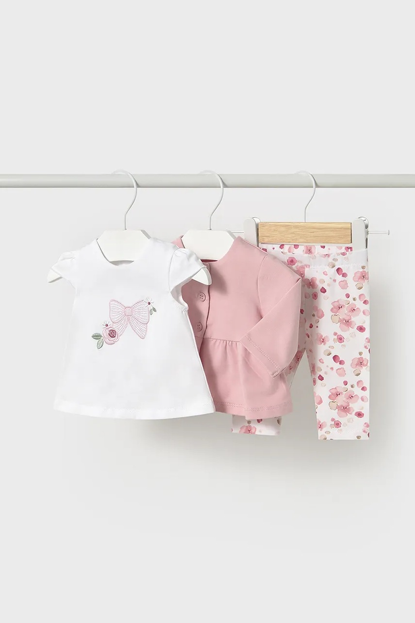 Комплект для младенцев Mayoral Newborn цвет розовый 1761
