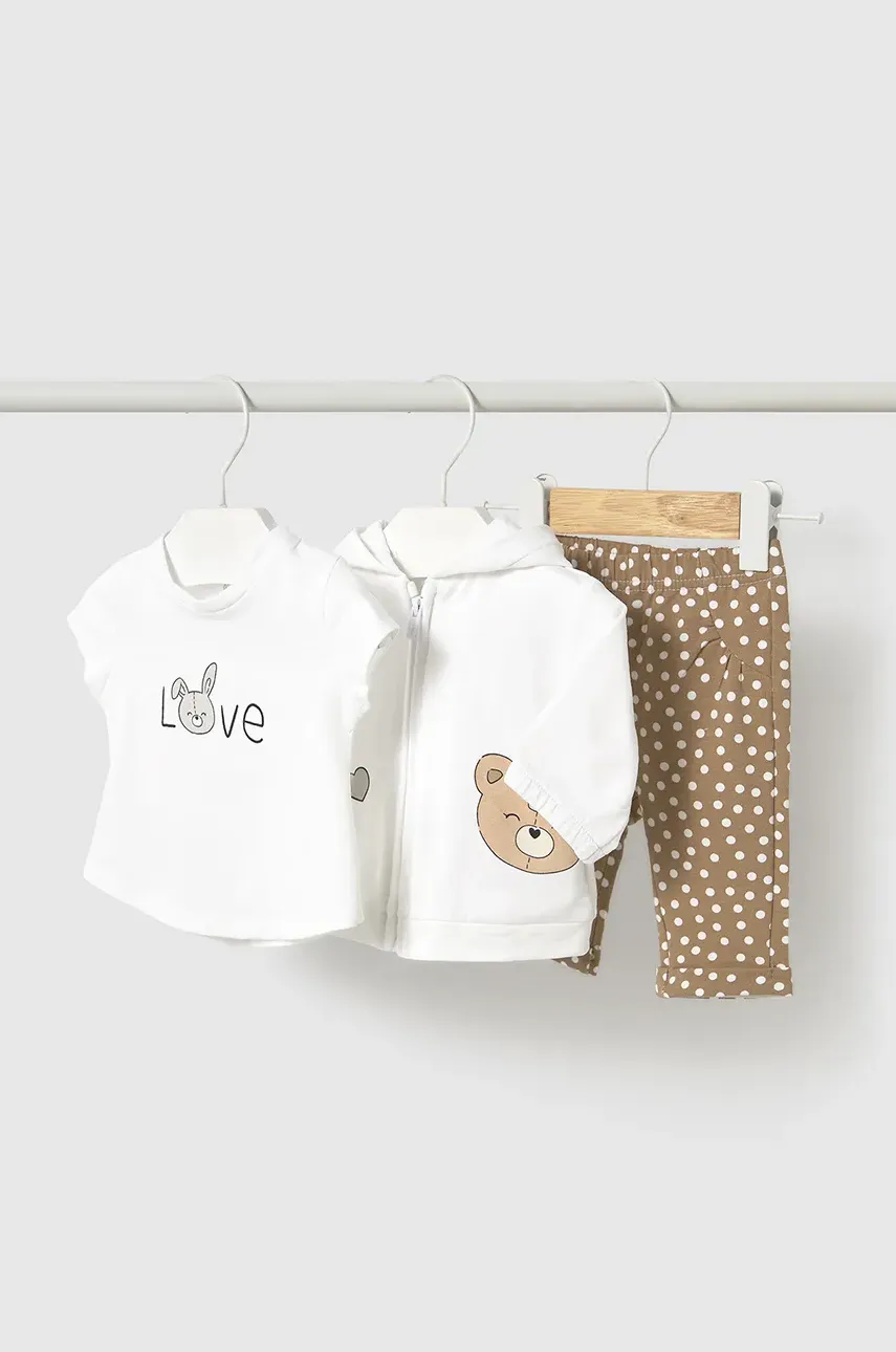 Mayoral Newborn compleu bebe culoarea verde, 1878