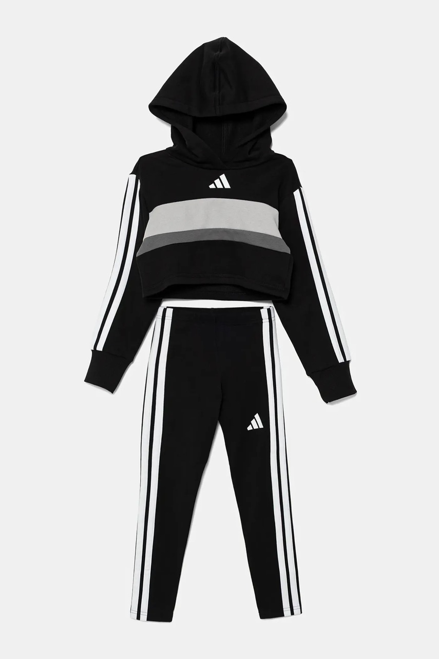 Детский спортивный костюм adidas цвет чёрный JY0519 Детский спортивный костюм adidas цвет чёрный JY0519