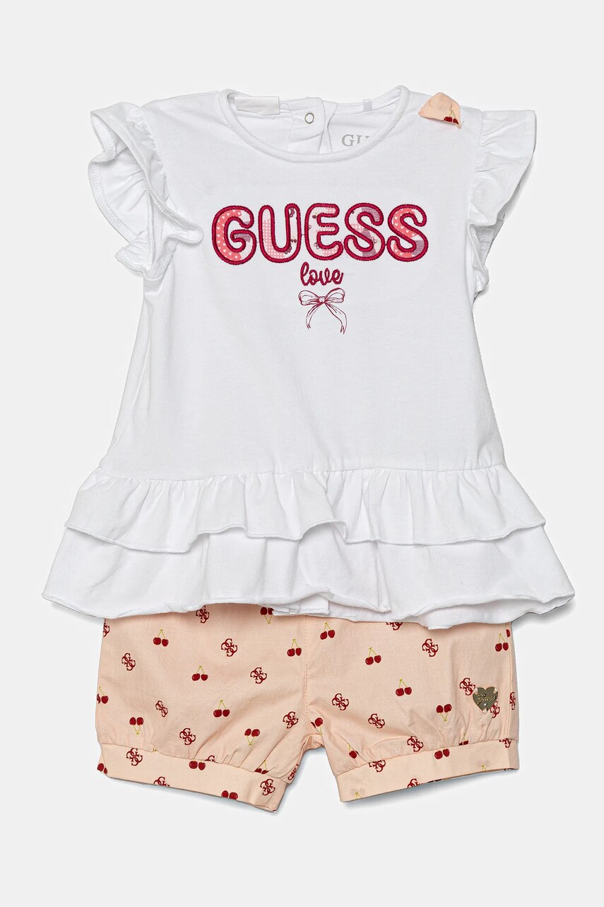 Levně Kojenecká sada Guess oranžová barva, A5GG01 K6YW4