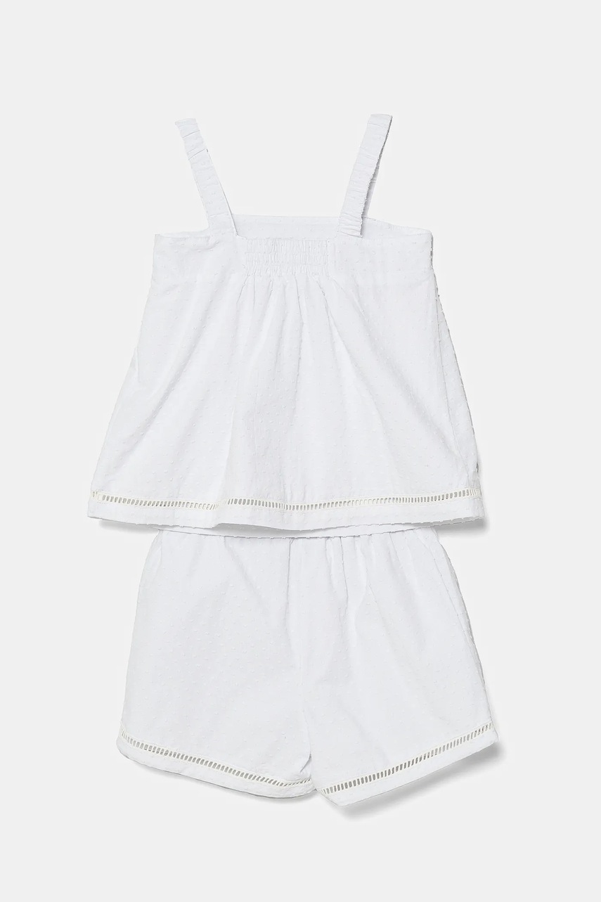 Детский комплект из хлопка Guess цвет белый J5GG00 WH6M4