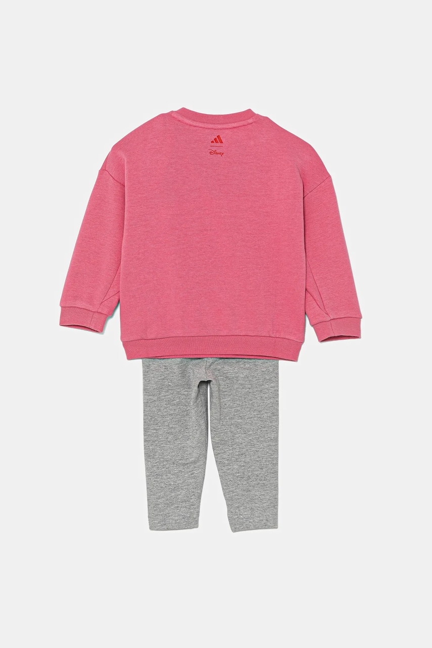 Спортивный костюм для младенцев adidas цвет розовый JF3627 Спортивный костюм для младенцев adidas цвет розовый JF3627
