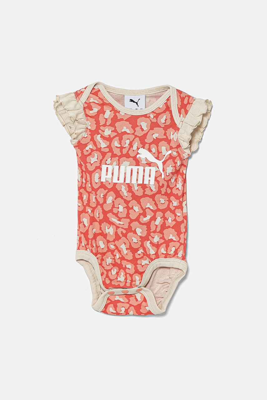 Детский хлопковый комплект Puma MINICATS ESS ANIMAL Newborn 3-Piece Set цвет розовый 686291 Детский хлопковый комплект Puma MINICATS ESS ANIMAL Newborn 3-Piece Set цвет розовый 686291