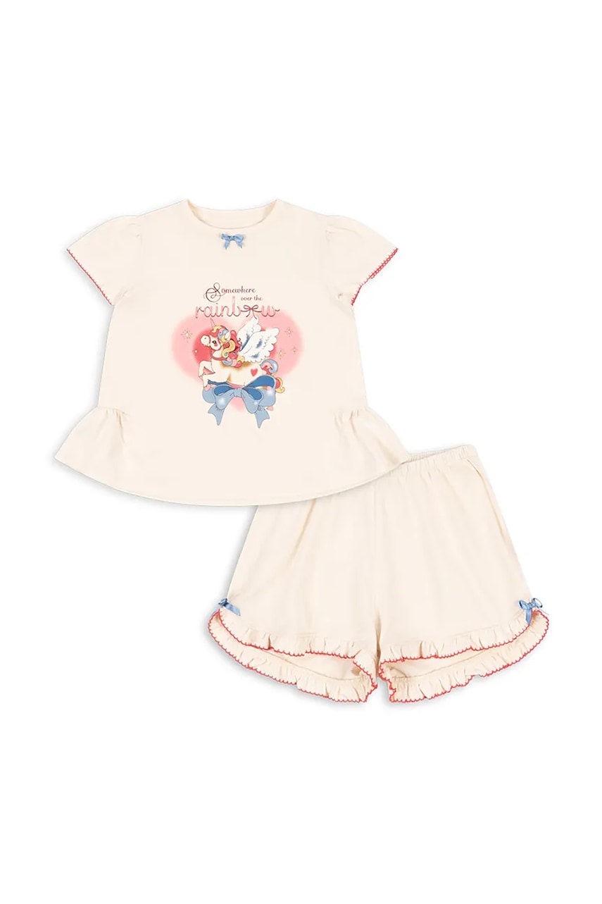 Комплект Konges Sløjd FAMO FRILL SET GOTS цвет бежевый KS103189 Комплект Konges Sløjd FAMO FRILL SET GOTS цвет бежевый KS103189