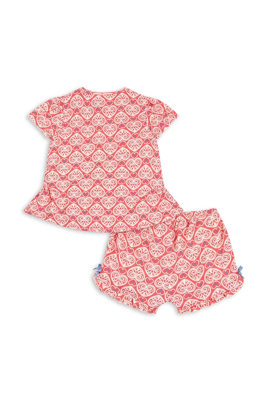 Комплект Konges Sløjd FAMO FRILL SET GOTS цвет розовый KS103189 Комплект Konges Sløjd FAMO FRILL SET GOTS цвет розовый KS103189