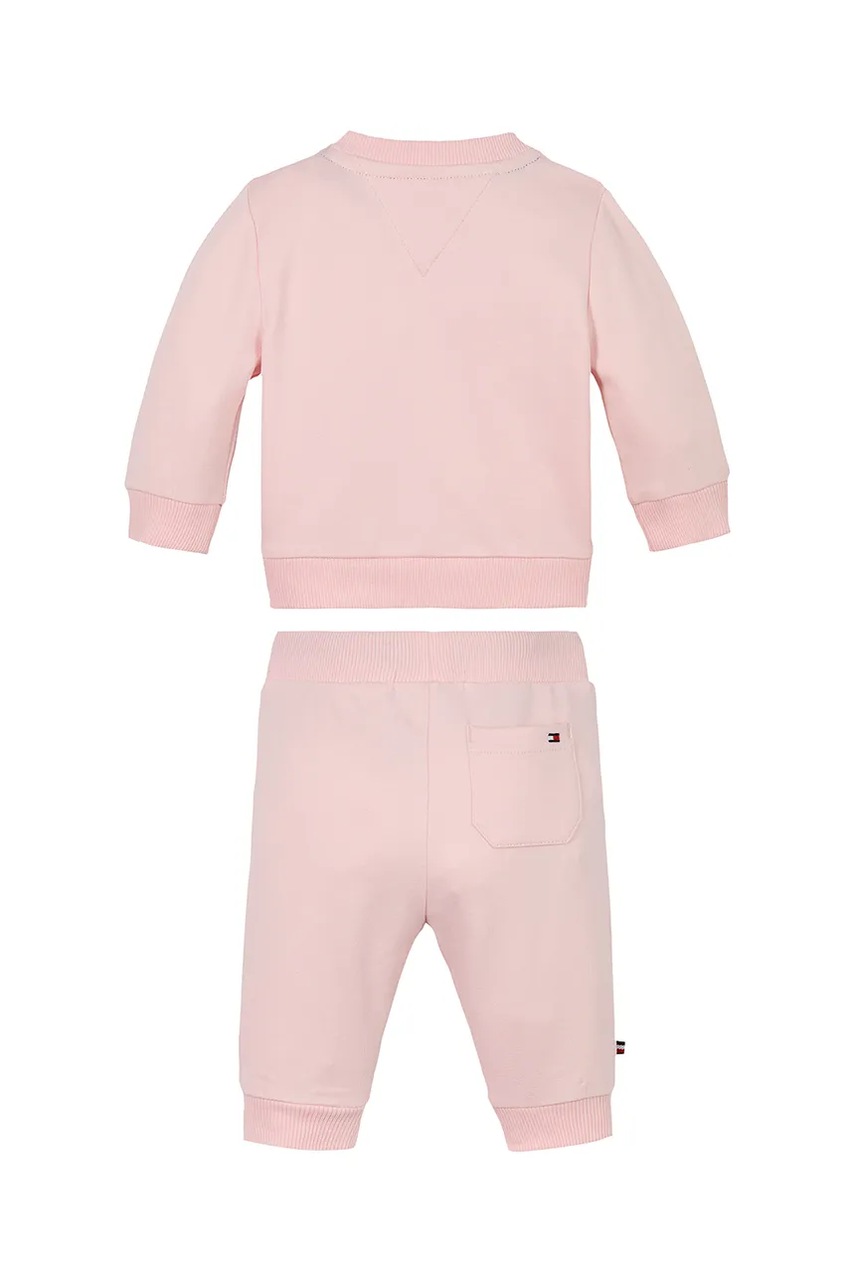 Cпортивний костюм для немовлят Tommy Hilfiger колір рожевий KN0KN01978
