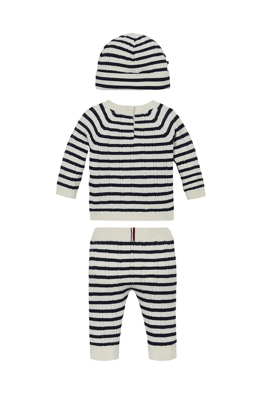Комплект для немовлят Tommy Hilfiger колір бежевий KN0KN01983