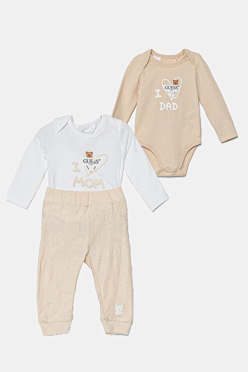 Levně Kojenecká sada Guess béžová barva, H3YW02 J1314