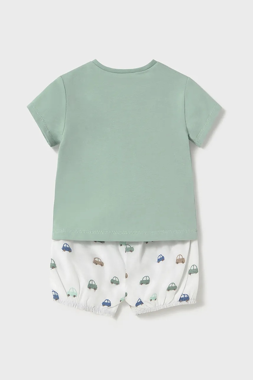 Детский хлопковый комплект Mayoral Newborn цвет бирюзовый 1204