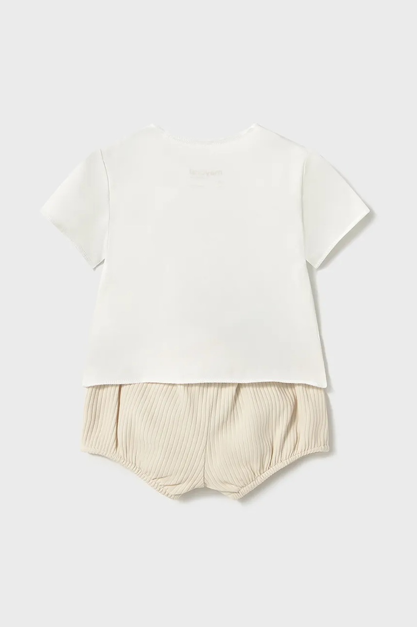 Детский хлопковый комплект Mayoral Newborn цвет бежевый 1259