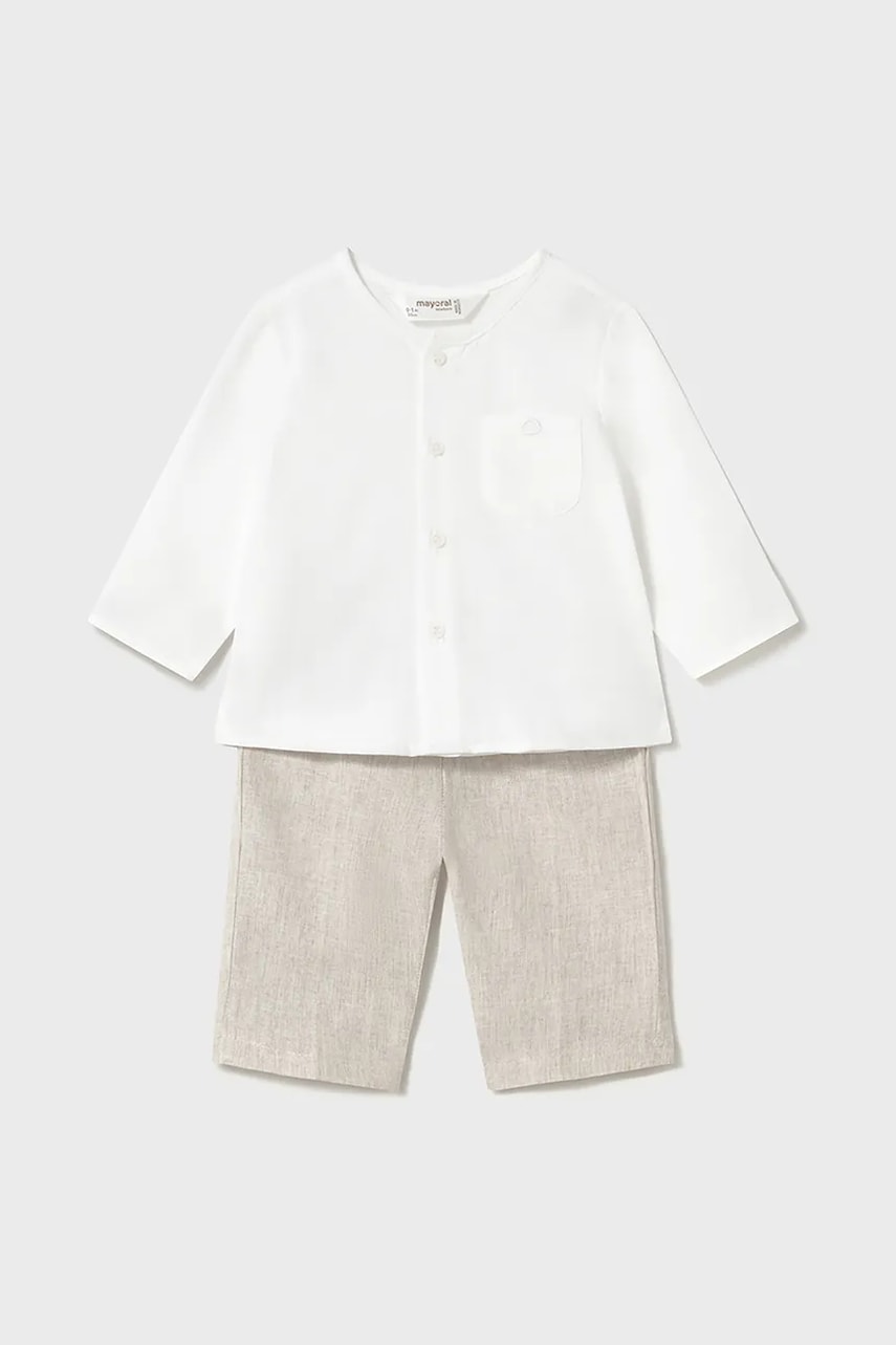 Mayoral Newborn set de bumbac pentru bebelusi culoarea verde, 1564 Mayoral Newborn set de bumbac pentru bebelusi culoarea verde, 1564