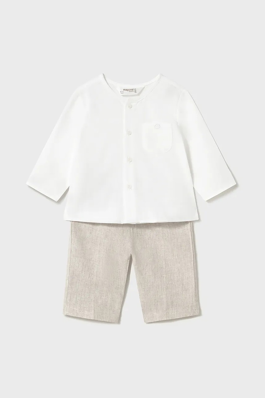 Mayoral Newborn set de bumbac pentru bebelusi culoarea verde, 1564