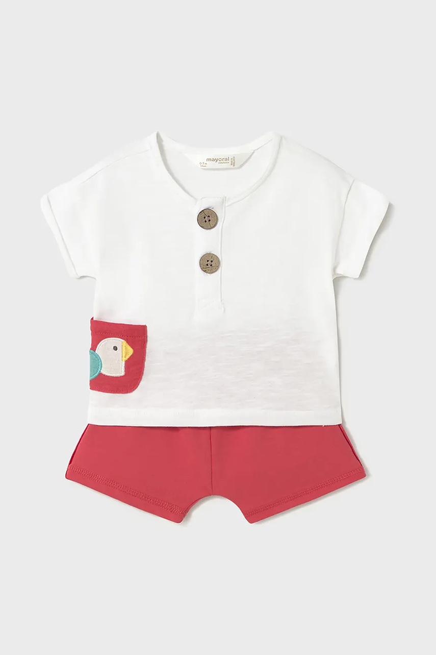 Комплект для младенцев Mayoral Newborn 4 шт цвет красный 1611