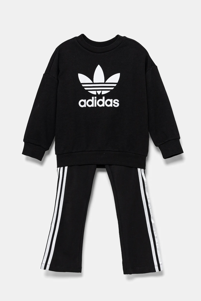 Детский спортивный костюм adidas Originals цвет чёрный JC7873 Детский спортивный костюм adidas Originals цвет чёрный JC7873