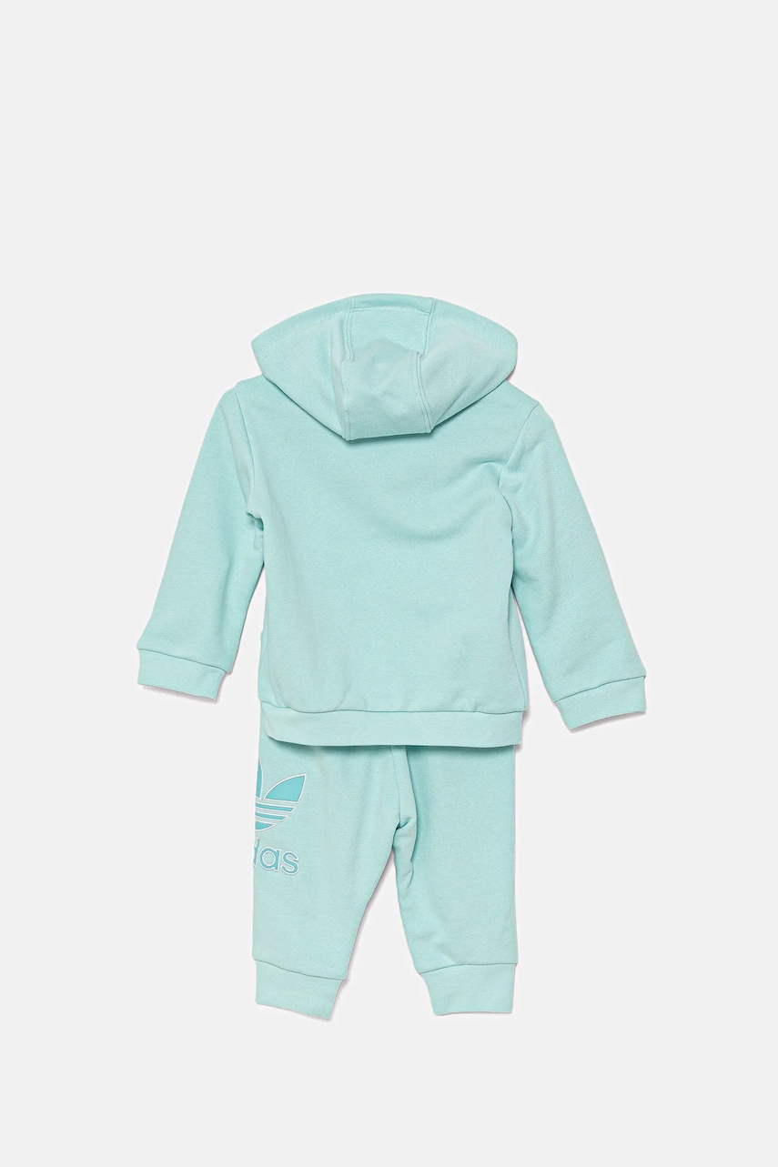 Спортивный костюм для младенцев adidas Originals цвет бирюзовый JC6590 Спортивный костюм для младенцев adidas Originals цвет бирюзовый JC6590