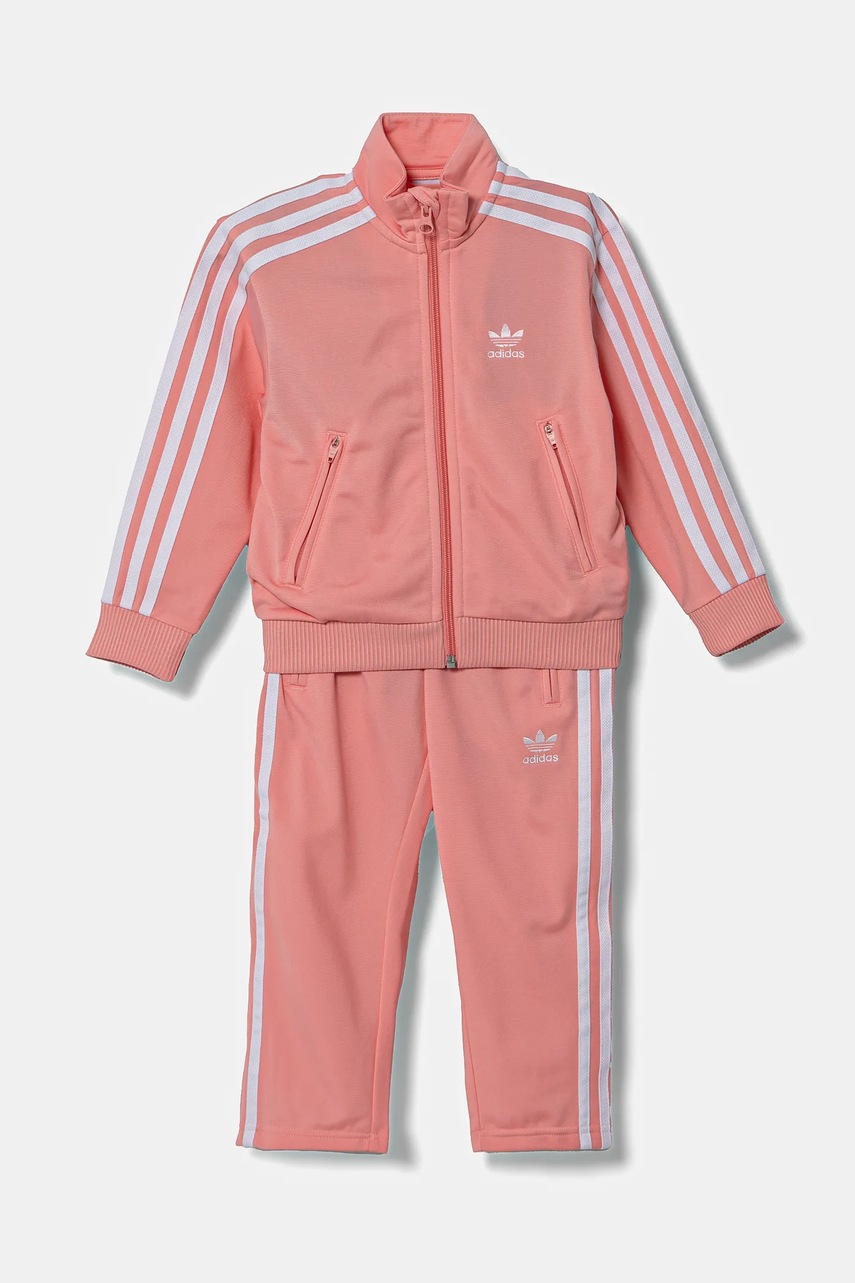 Дитячий спортивний костюм adidas Originals колір помаранчевий JC9152