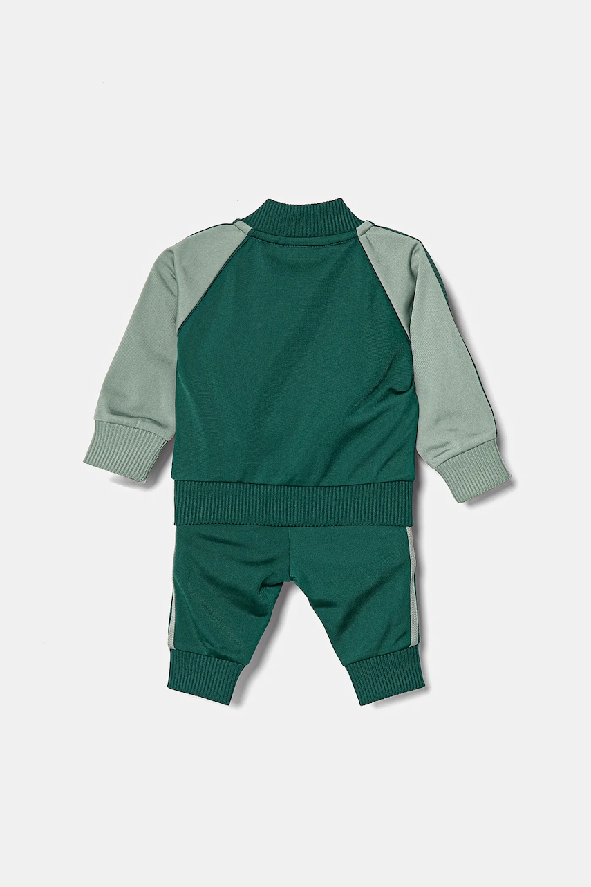 Детский спортивный костюм adidas Originals цвет зелёный JC6496 Детский спортивный костюм adidas Originals цвет зелёный JC6496