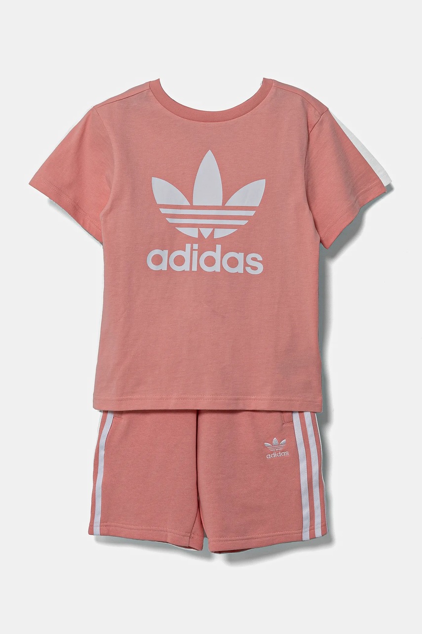 Детский комплект adidas Originals цвет розовый JC9158 Детский комплект adidas Originals цвет розовый JC9158