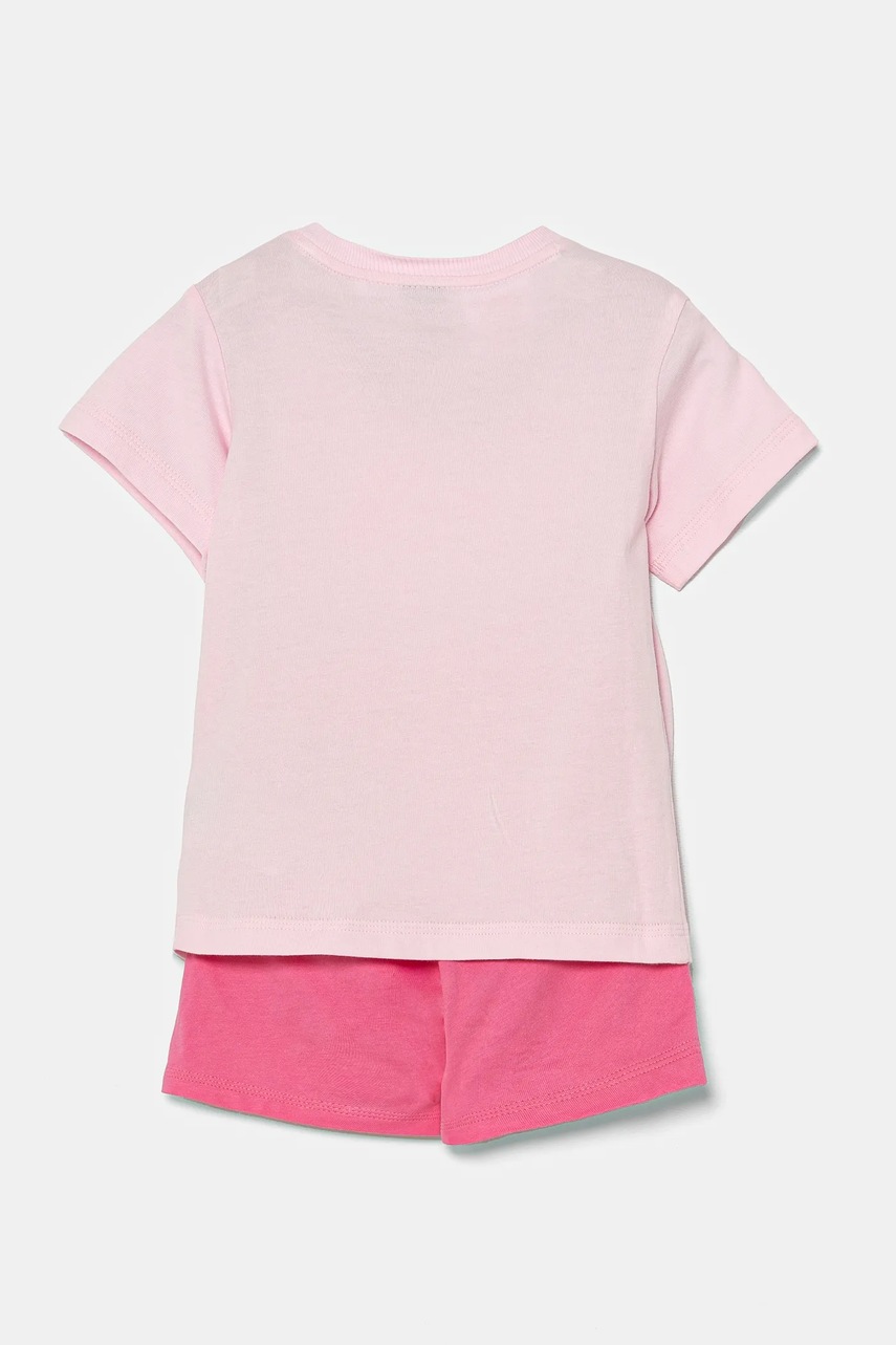 Детский комплект из хлопка adidas цвет розовый JC9639
