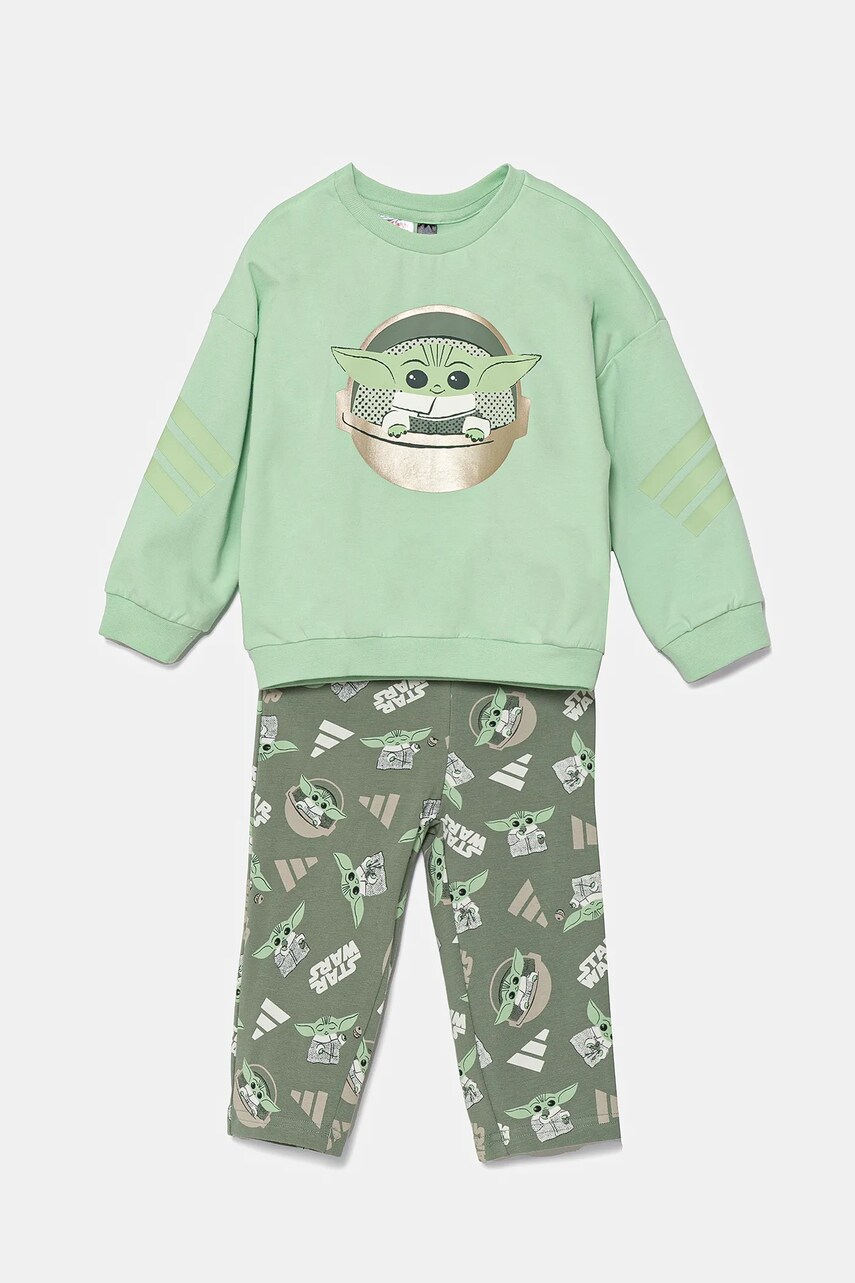 adidas trening copii x Star Wars culoarea verde, JF3631