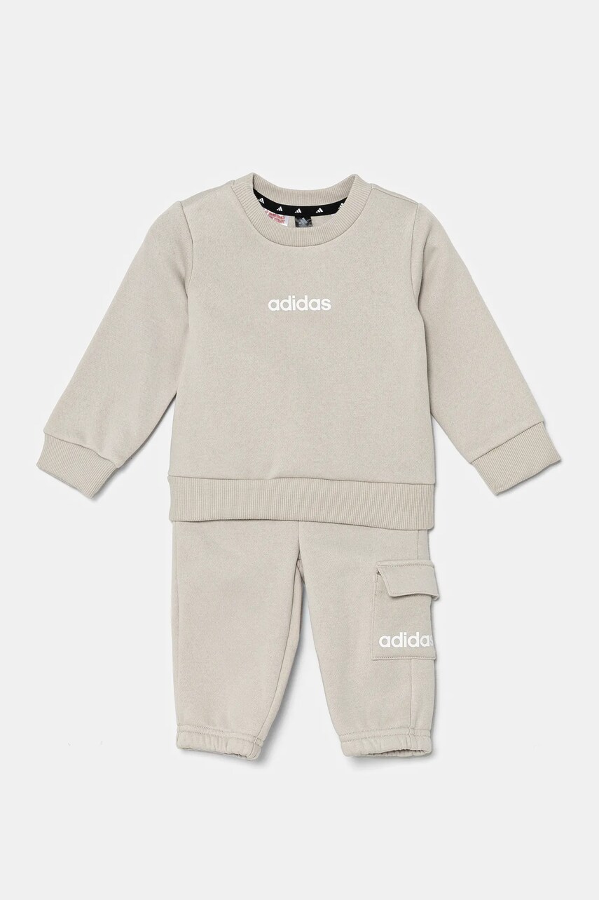 adidas trening copii culoarea bej, JN8002
