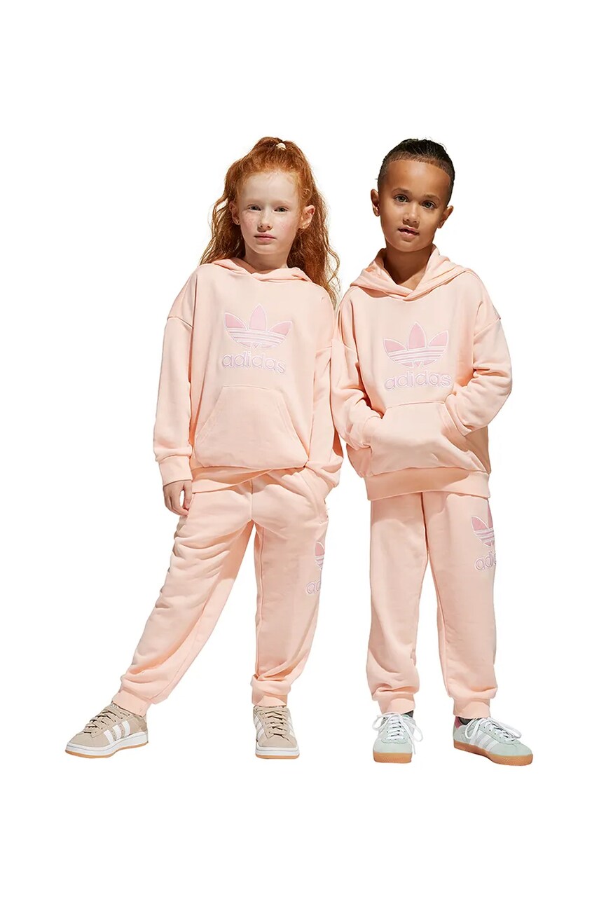 adidas Originals set de trening pentru copii culoarea portocaliu, JC9174