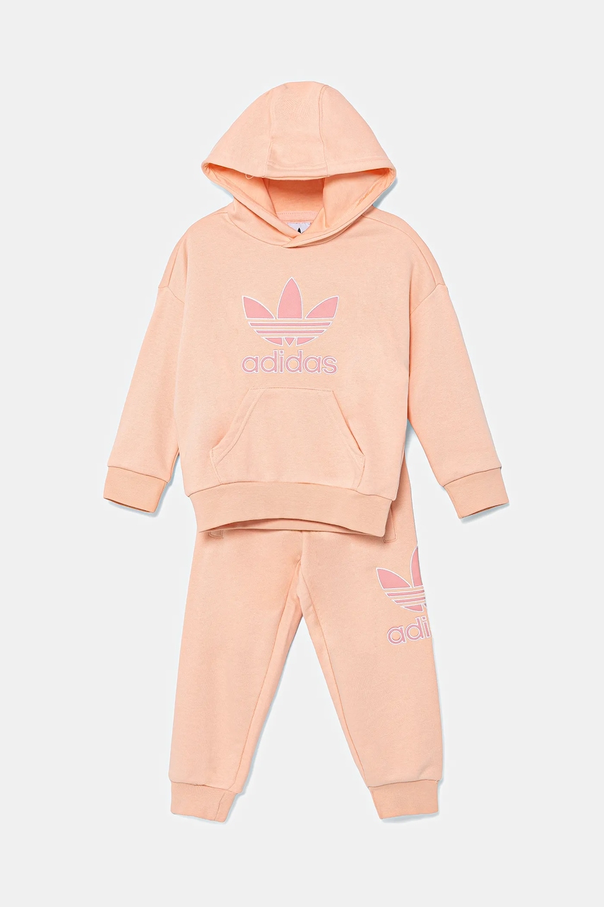 Детский спортивный костюм adidas Originals цвет оранжевый JC9174 Детский спортивный костюм adidas Originals цвет оранжевый JC9174