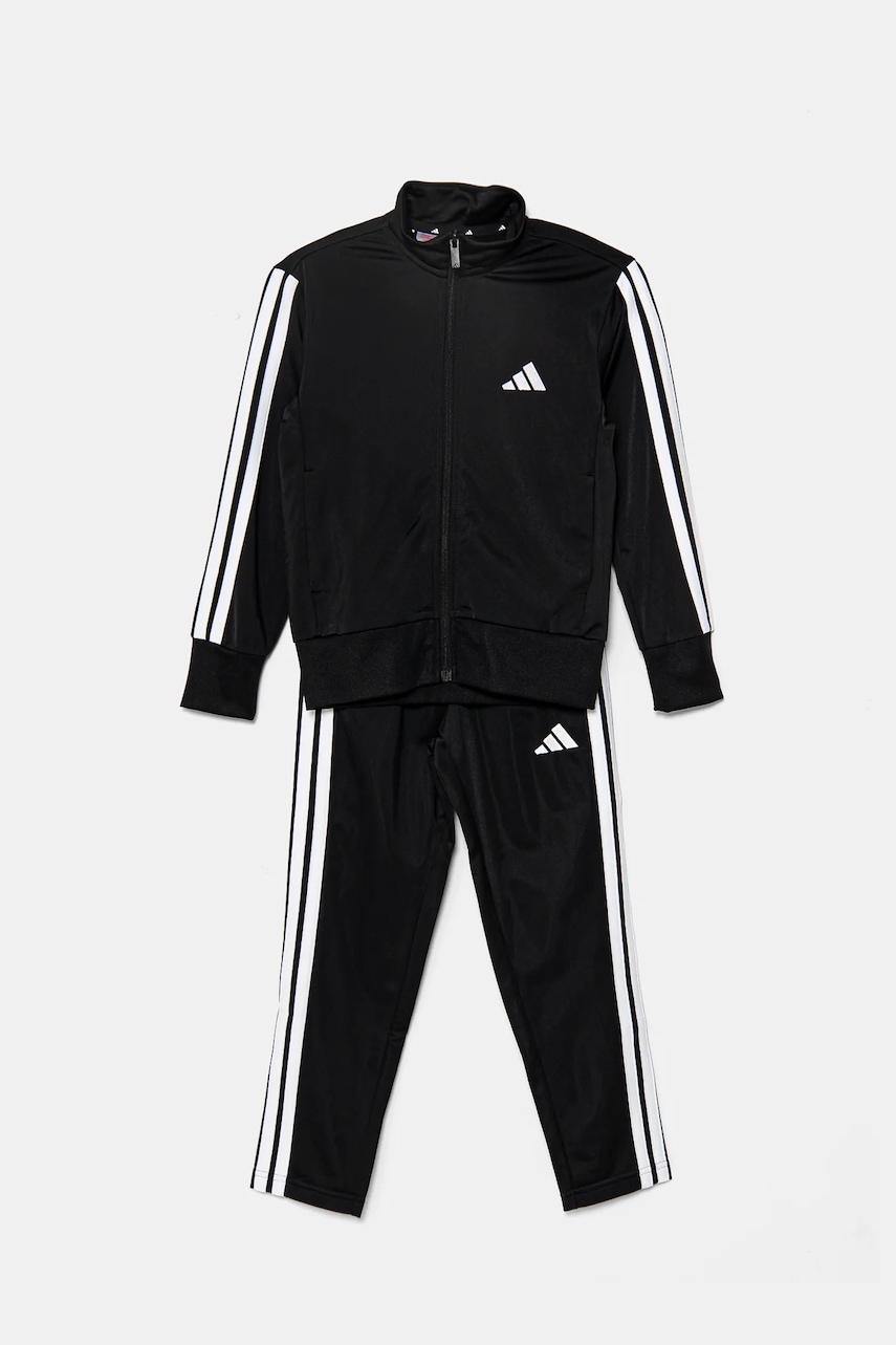 Детский спортивный костюм adidas цвет чёрный JD6502 Детский спортивный костюм adidas цвет чёрный JD6502